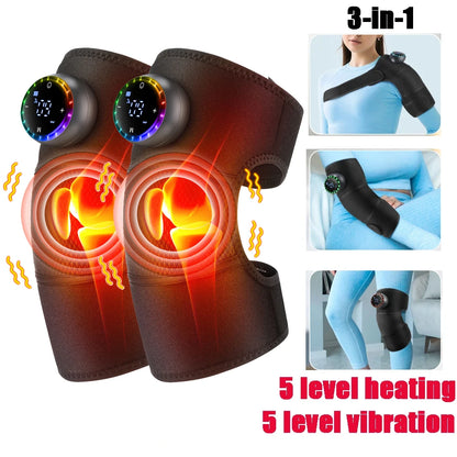 Electric Vibrating Massager for Knees and Elbows
