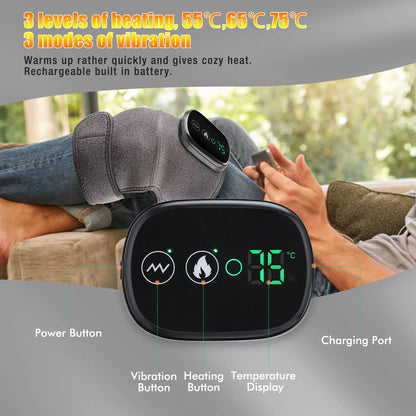 Electric Vibrating Massager for Knees and Elbows