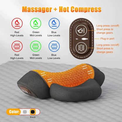 3D Heated Electric Neck & Shoulder Massager