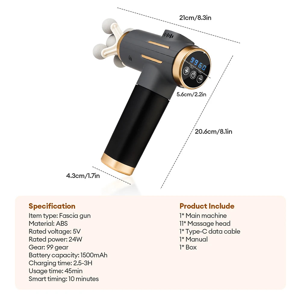 Professional High-Performance Percussion Muscle Massager