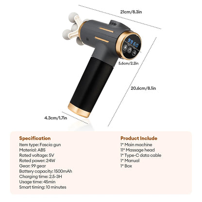 Professional High-Performance Percussion Muscle Massager