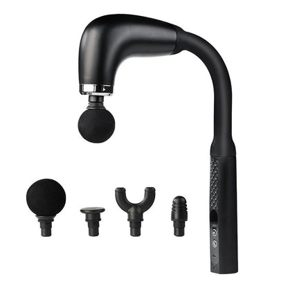 Ergonomic Massage Gun with Long Curved Handle